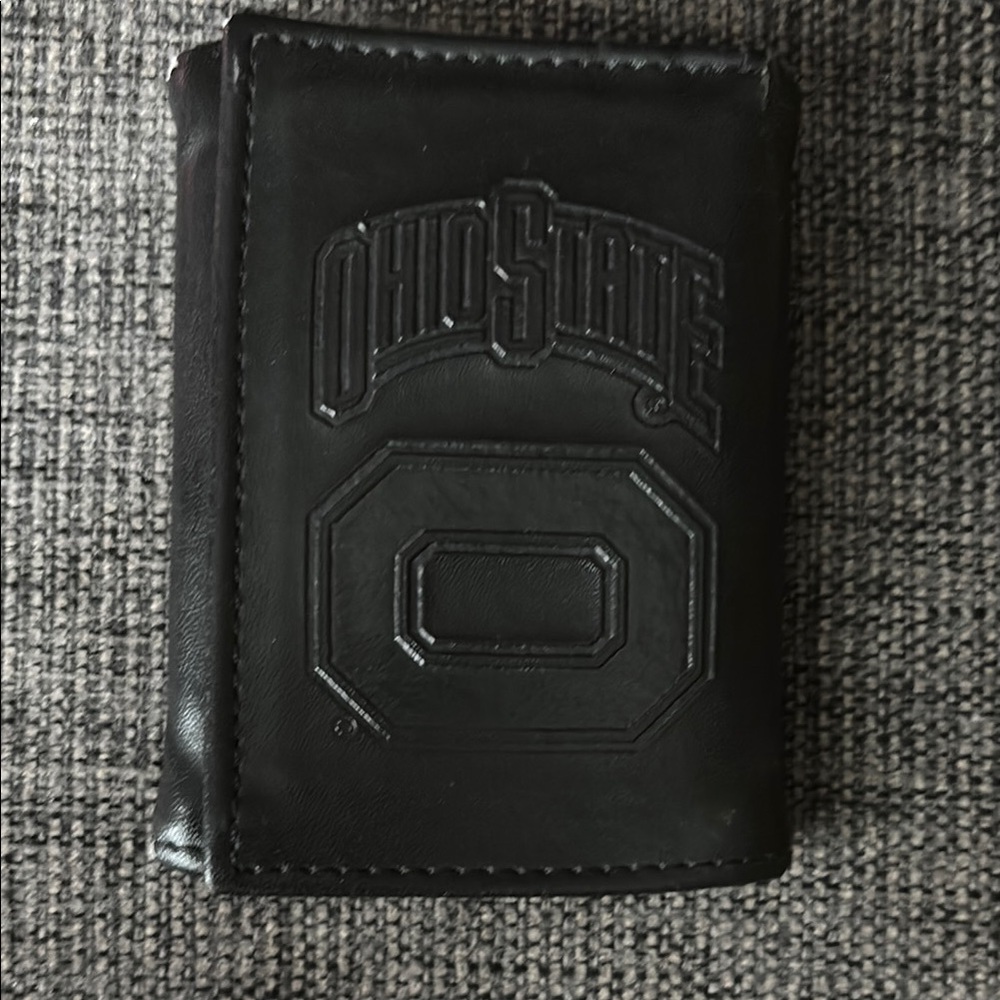 Ohio State Black Leather Wallet